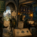 Dungeons & Dragons-inspired fantasy illustration of a fortified kingdom gate representing the boundary between browser and server, with a traveler delivering a request through guarded checkpoints into a server-side stronghold where validation, middleware, application logic, persistent storage, and client-server communication are visualized as interconnected parts of the kingdom’s infrastructure.